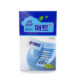 다이소 호환 모기 매트 훈증기용 60매 홈매트리필 모기향 전기모기향