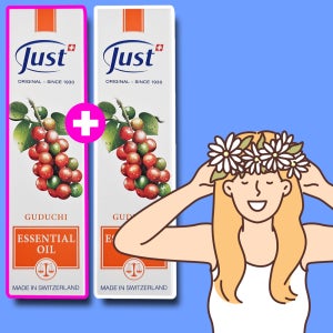 스위스 유스트 구두치 롤온 just 아로마 효과 저스트 오일 2개 +약통