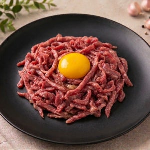 육하원칙 한우 소고기 쇠고기 신선 육회 200g (소스 포함) 1등급 투뿔