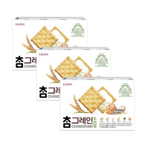 크라운 참그레인 우리밀 192g 3개
