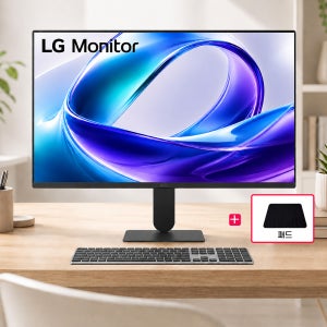 LG PC 모니터 24U411B FHD 사무/주식용 60cm(24인치) + 마우스패드