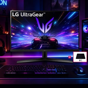 LG 울트라기어 27GS60F 27인치 180Hz IPS 게이밍 모니터 + 마우스패드