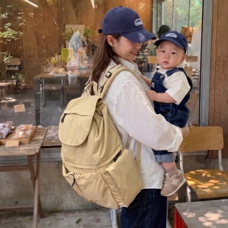 장바군이 기저귀가방 보냉 백팩 아기 엄마 문센가방