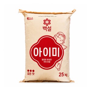 대용량업소용조미료 CJ제일제당 백설 아이미 조미료 25kg 식당용 업소용 1개