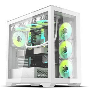 다크플래쉬 darkFlash DLX4000 GLASS 강화유리 화이트
