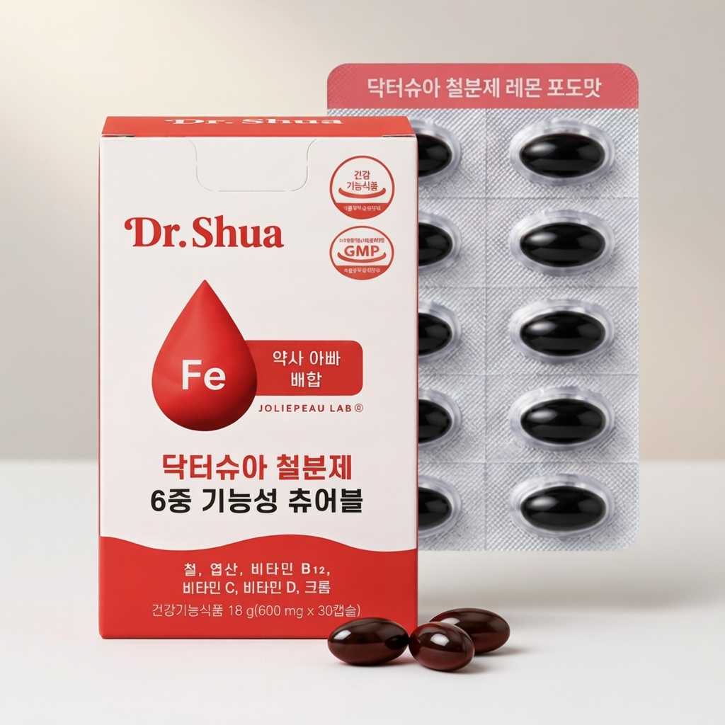 닥터슈아 철분제 6중기능성 츄어블