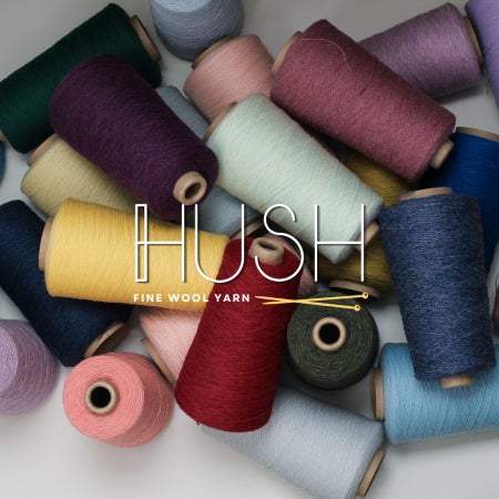 [허쉬 HUSH] 울 뜨개실 연사 콘사 52컬러 100g