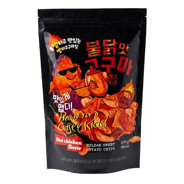별별간식연구소 불닭맛 고구마칩 200g