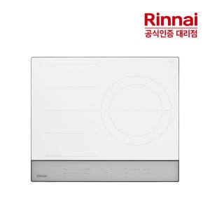 린나이 [전국설치] 1등급 3구 인덕션 전기레인지 3400W 화이트0M