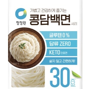 청정원 콩담백면 150g(사리) X10개