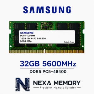 삼성전자 노트북 메모리 DDR5 32GB 5600 PC5 44800 SODIMM