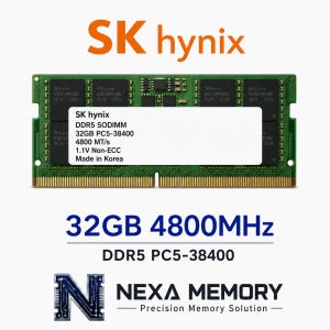SK하이닉스 노트북 메모리 DDR5 32GB 4800 PC5 38400 SODIMM