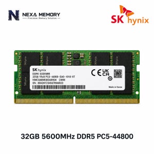 SK하이닉스 노트북 메모리 DDR5 32GB 5600 PC5 48400 SODIMM