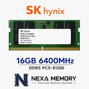 SK하이닉스 노트북 메모리 DDR5 16GB 6400 PC5 51200 SODIMM