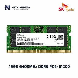 SK하이닉스 노트북 메모리 DDR5 16GB 6400 PC5 51200 SODIMM