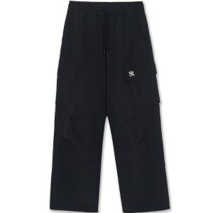 [MLB] 고프코어 파라슈트 카고 와이드 팬츠 NY (Black) 3AWPB0464