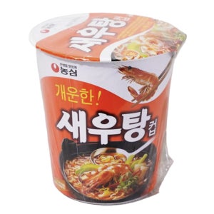 농심 새우탕 소컵 67g x 6개