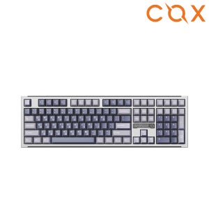 COX CF108 알루미늄 3MODE 유무선 기계식 키보드 쿨네이비, 저소음 안개축