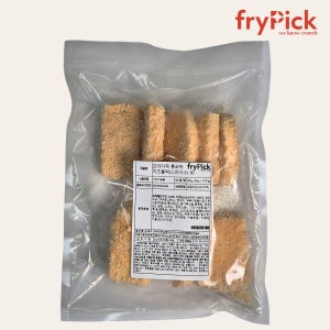 프라이픽 스파이시 통 모짜 치즈 스틱 블럭 햄버거 패티 900g(90gx10)