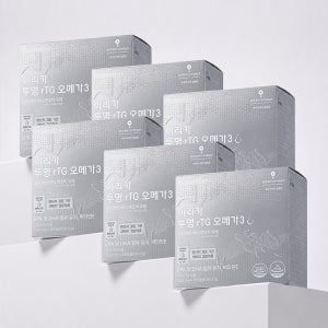 퓨어나더 아리카 투명 rTG 오메가3 60캡슐, 6개