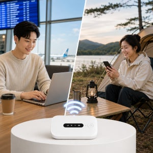 출장 인터넷 LTE 5G 유심 노트북 무선와이파이 숙소사용