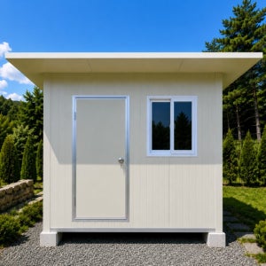 2X2.5X2.4M 조립식창고 맞춤형 샌드위치패널 농막용 체류형쉼터 하우스 창고 제작 설치