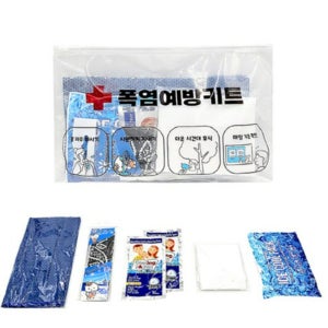 폭염 응급 키트 폭염 대비 물품 온열 손상 질환 혹서기 예방 키트