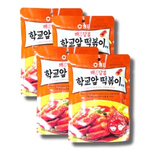 매콤달콤 학교앞 떡볶이 양념 125g, 4개