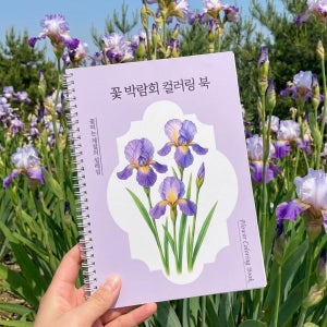꽃 박람회 컬러링 도안 어르신 시니어 치매예방 색칠공부 색칠하기 어른 성인취미 컬러드로잉