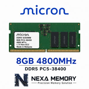 마이크론 노트북 메모리 DDR5 8GB 4800 PC5 38400 SODIMM