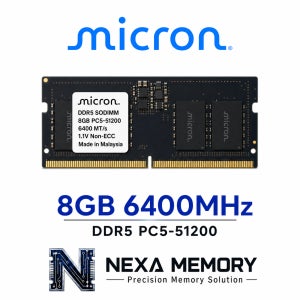 마이크론 노트북 메모리 DDR5 8GB 6400 PC5 51200 SODIMM