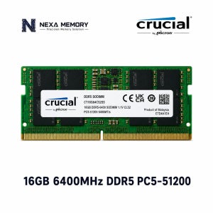 마이크론 노트북 메모리 DDR5 16GB 6400 PC5 51200 SODIMM