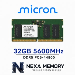 마이크론 노트북 메모리 DDR5 32GB 5600 PC5 44800 SODIMM