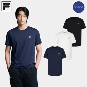 휠라 Coldwave 에센셜 기능성 반팔티 공용 냉감 티셔츠 FS262RS02U001