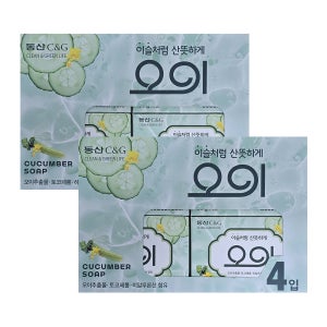 동산CG 오이 비누 90g X 8개