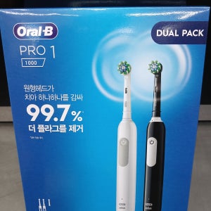 오랄비 전동칫솔 PRO 1 듀얼팩