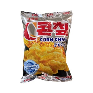 크라운 콘칩 군옥수수맛 70g 1개