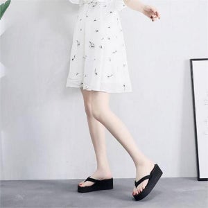 데일리 여성 통굽 슬리퍼 미끄럼 여성 조리 샌들 쪼리 플랫폼