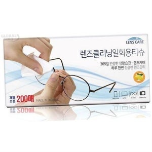 개별포장 일회용 렌즈 클리너 액정 스마트폰 클리너 티슈 와이퍼 세척