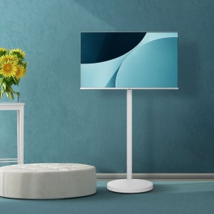더함 스마트 이동식 이동형 32인치 tv QLED 구글 3.0 삼탠바이미 티비 택배