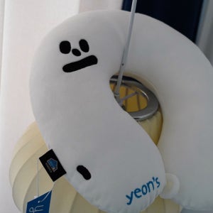 연쓰 스노우 화이트 목쿠션