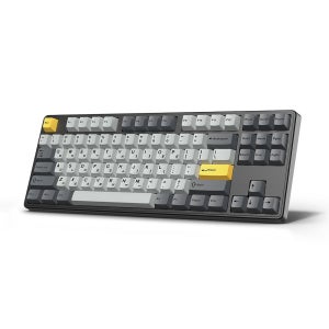 GK797PRO 3모드 폼떡 가스켓 기계식키보드 스페이스블랙(HMX라벤더 또각 45g)