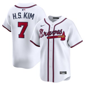 나이키 MLB 애틀란타 브레이브스 홈 리미티드 레플리카 저지 김하성 마킹 유니폼
