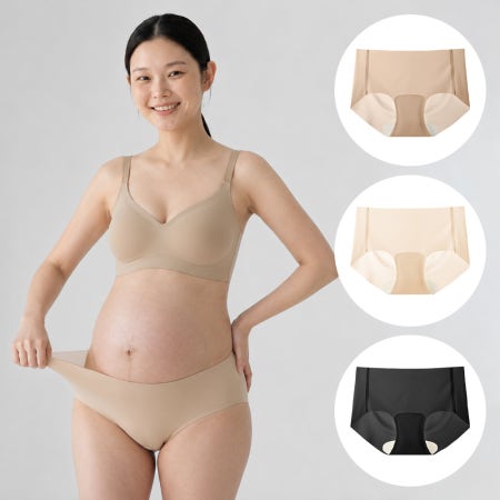 임산부 팬티 냉감 심리스 임부속옷 노라인 무봉제 빅사이즈 단품