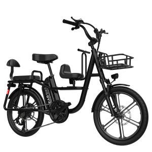 3인승 한정수량 전면서스펜션 니어바이크 카고LT 전기자전거 48V20ah 500W