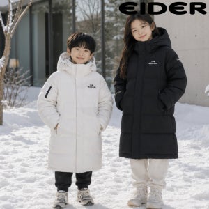 아이더 키즈 롱패딩 스테롤 거위털 아웃도어 기능성 경량 구스다운 기능성 보온 점퍼