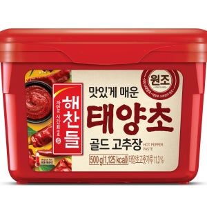 해찬들 태양초 골드 고추장 500g, 8개