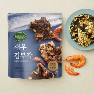 비비고 김부각 새우, 50g, 8개