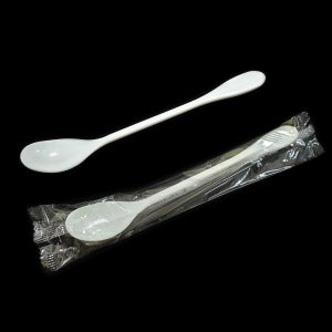 일회용 머들러 스푼 16cm 개별포장 아이보리 1박스 2000개