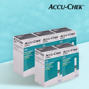 ROCHE 아큐첵 액티브 당뇨 혈당시험지 50매입 5박스 250매